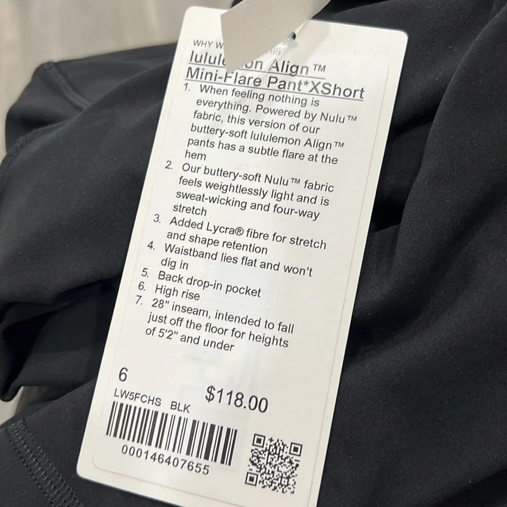 lululemon Align™ High-Rise Mini-Flare Pant Short - Picture 10 of 13